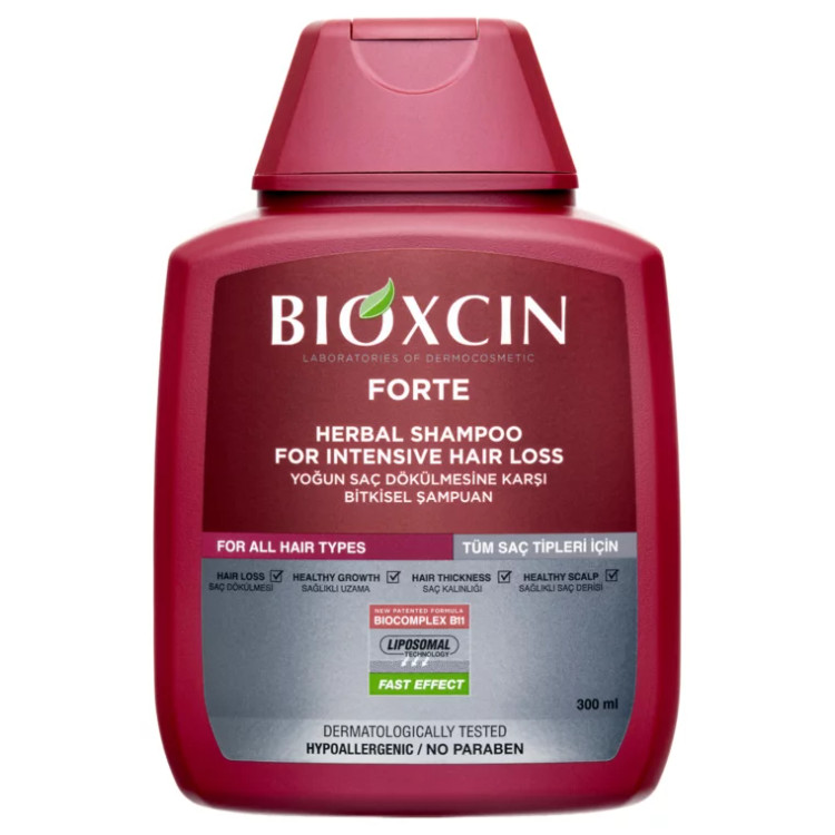 شامپو ضد ریزش بیوکسین Bioxcin Forte قرمز